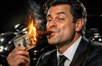 Иллюстрация / Чтобы стать богатым, нужно быть тупым?