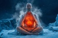 Иллюстрация / Практика Туммо - абсолютная невосприимчивость к холоду